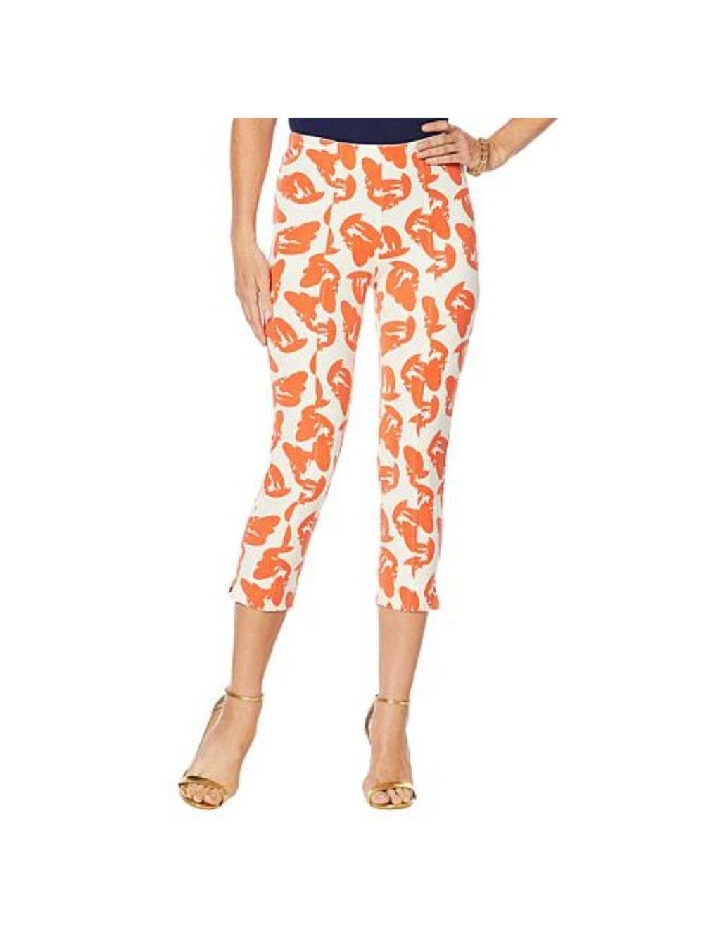 Motto Women's Timeless Twill Pull-On Crop Pant